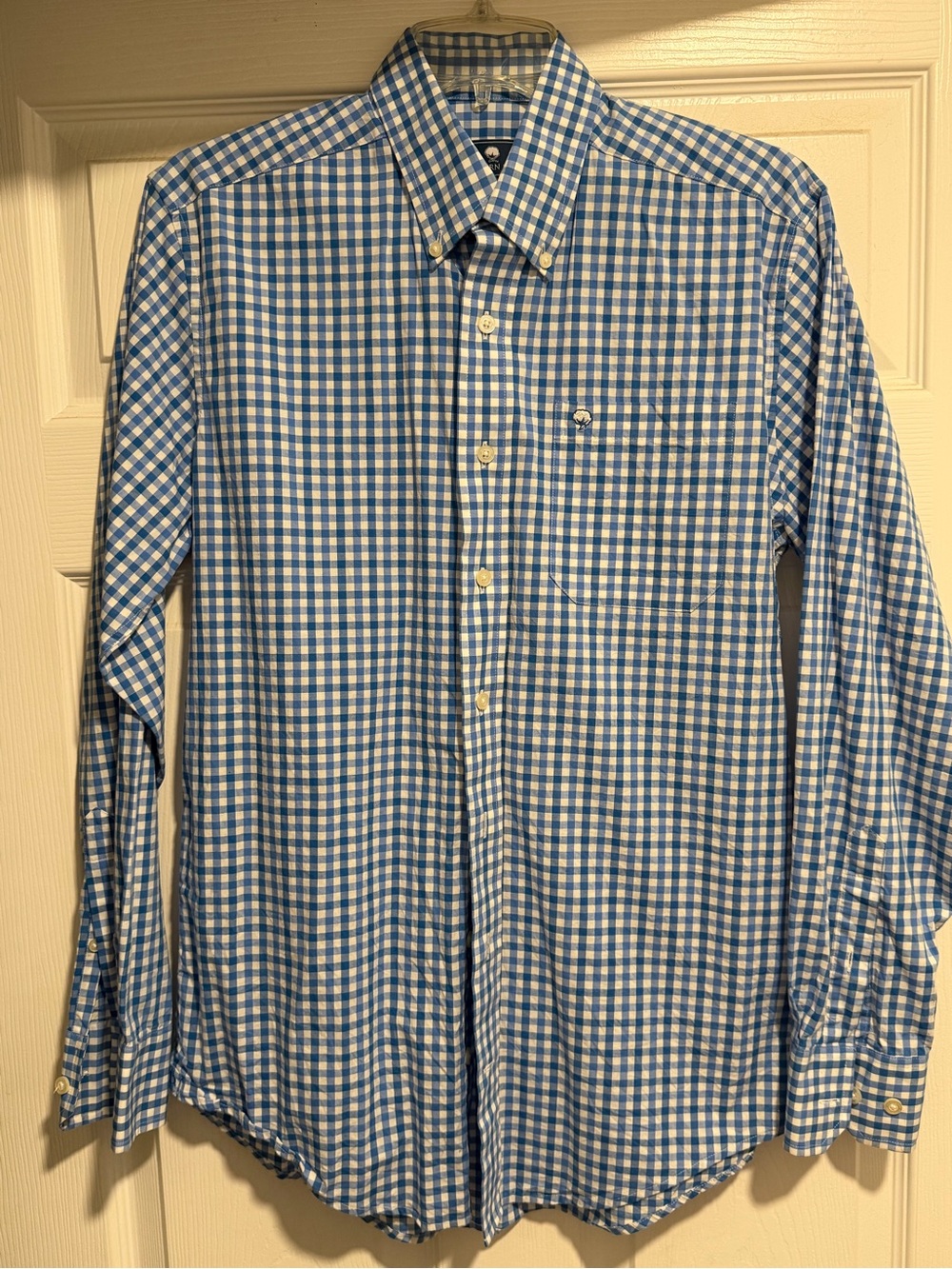 The Southern Shirt Company Blue & White Gingham Button-Down Shirt